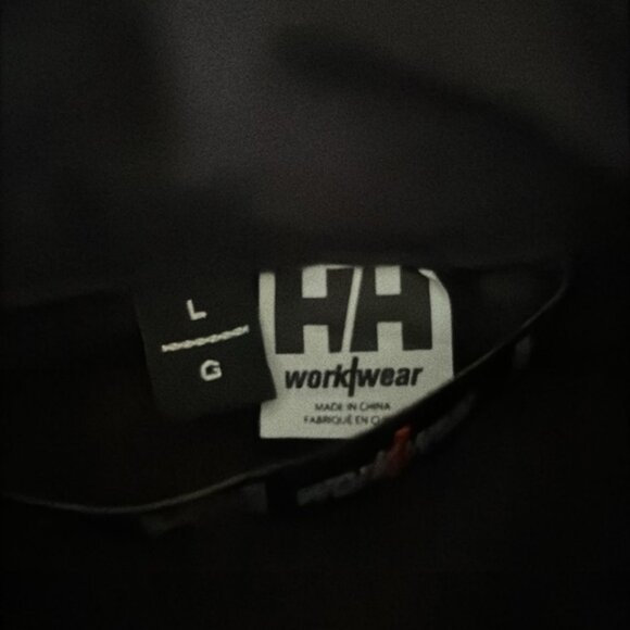 Helly Hanson Large Black Fleece Workwear Jacket - Picture 3 of 7